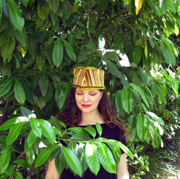 striped velvet hat byme5