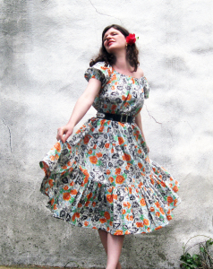 classic peasant dress